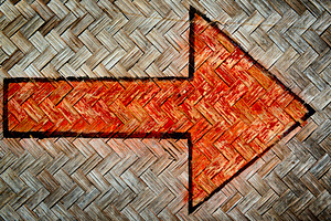 Red Arrow, an Abstract Photo by THP Creative
