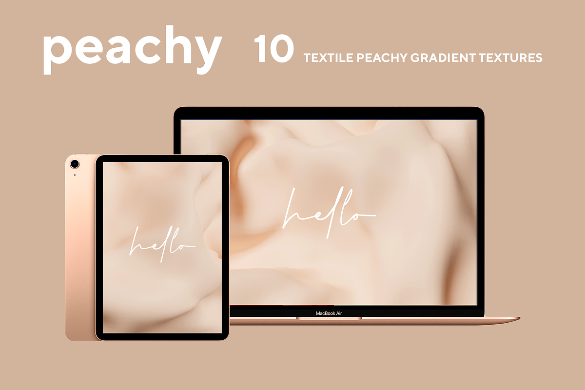 Peachy Textile Textures Bundle, a Texture Graphic by Aidana Aidar (Photo 5 of 6)