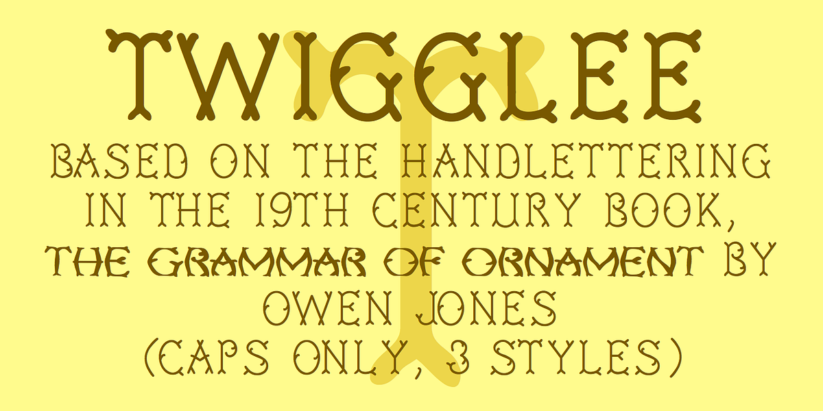 Twigglee, a Handwritten Font by Ingrimayne Type (Photo 1 of 5)