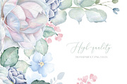 Delicate Watercolor Florals, a Decorative Illustration by Eva Katerina (Thumbnail 24 of 25)