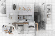 Architecture Sketch Photo Effect, a Brushes & More by zahidhossainalif (Thumbnail 2 of 10)