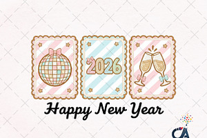 New Year 2026 Frame PNG, an Illustration by Creative Art