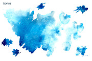 Blue watercolor butterflies, a Decorative Illustration by Art Watercolor (Thumbnail 5 of 5)