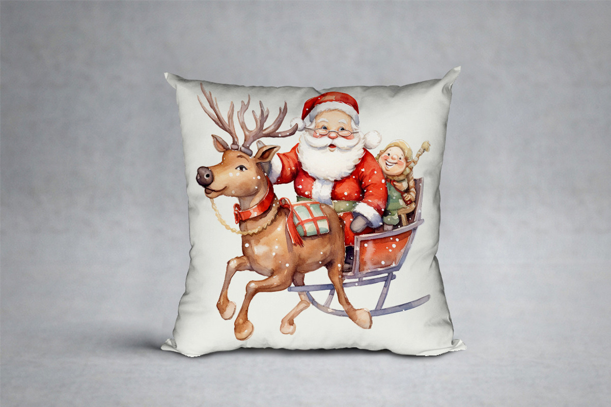 Santa Claus Clipart, Christmas Png, a Decorative Illustration by vivastarkids (Photo 4 of 4)