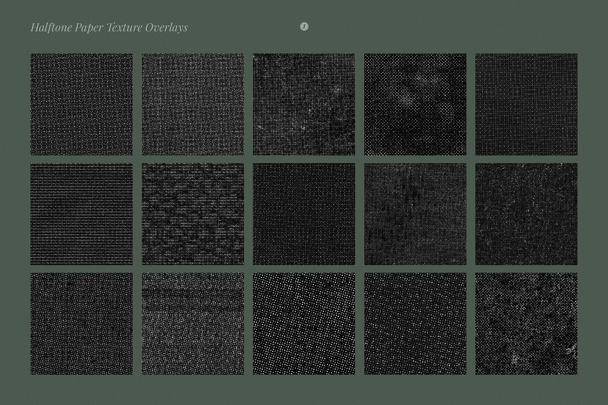 Halftone Paper Texture Overlays, a Texture Graphic by Freezerondigital (Photo 11 of 11)