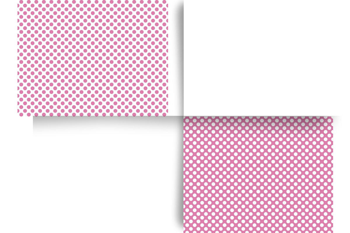 Pink Polka Dot Collection, a Pattern Graphic by Earley Bird Design Studio (Photo 3 of 9)