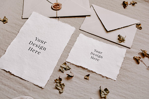 Deckle Edge Paper Mockup Bundle