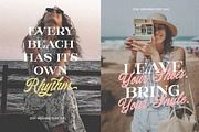 Stay Weekend Nostalgic Font Duo, a Script Font by Letterhend Studio (Thumbnail 10 of 11)
