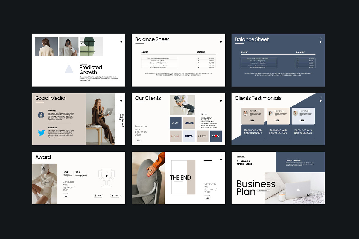 Business Plan Presentation Template, a Presentation Template by Studio Industry (Photo 11 of 12)