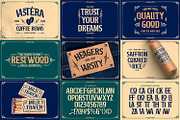 Vintage Font Bundle 5, a Symbol Font by Vintage Division (Thumbnail 5 of 12)