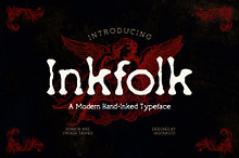 Inkfolk Modern Hand-Inked Font