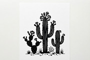 60 Desert Cactus Floral Silhouette, a Seasonal Illustration by Amazin_art (Thumbnail 15 of 38)