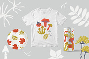 SCANDI FALL. Graphic set, an Illustration by Maru_art (Thumbnail 5 of 7)