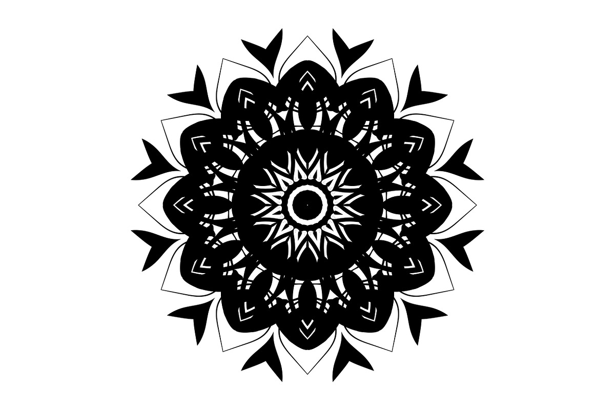 Artistic Mandala Vector Collection, a Decorative Illustration by NJ Himel (Photo 46 of 101)