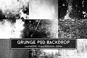 Grunge PSD Backdrop, a Texture Graphic by Krukowski Graphics (Thumbnail 1 of 2)