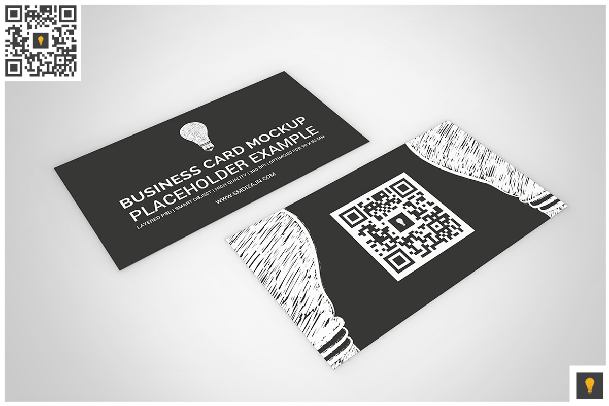 Business Card Mockup Set, a Print Template by Shocky Design Studio (Photo 6 of 6)