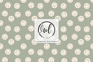Calm Joy Seamless Pattern