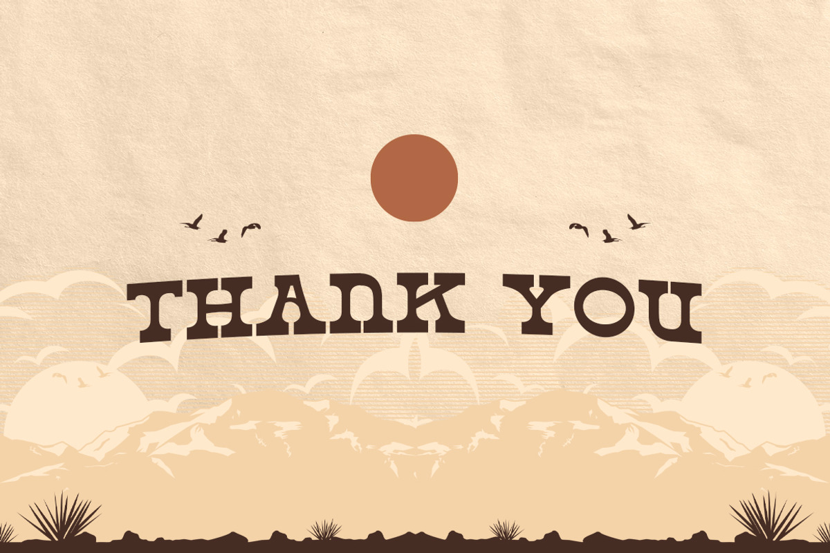 West Yard - Western Display Font, a Serif Font by Typefactoryco (Photo 9 of 9)