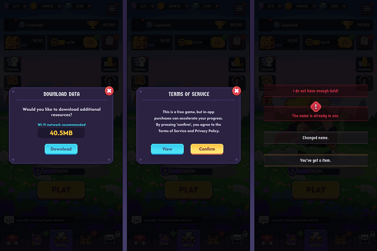 GUI Pro - Fantasy Hero, an UI Kit Template by LAYERLAB (Photo 29 of 29)
