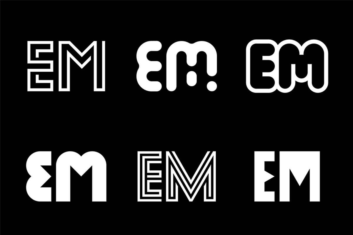 Set of letter EM logos, an Object Graphic by NataliiaVolyk