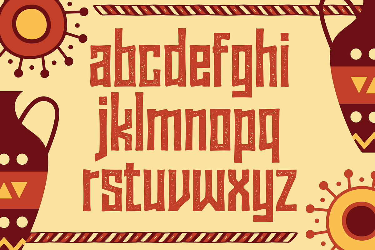 MAKALO - Ethnic Tribal Fonts, a Font by Konstantine Studio (Photo 11 of 12)