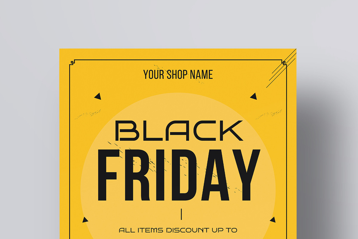 Black Friday Sale Flyer Template, a Flyer Template by MightyDesign (Photo 4 of 8)