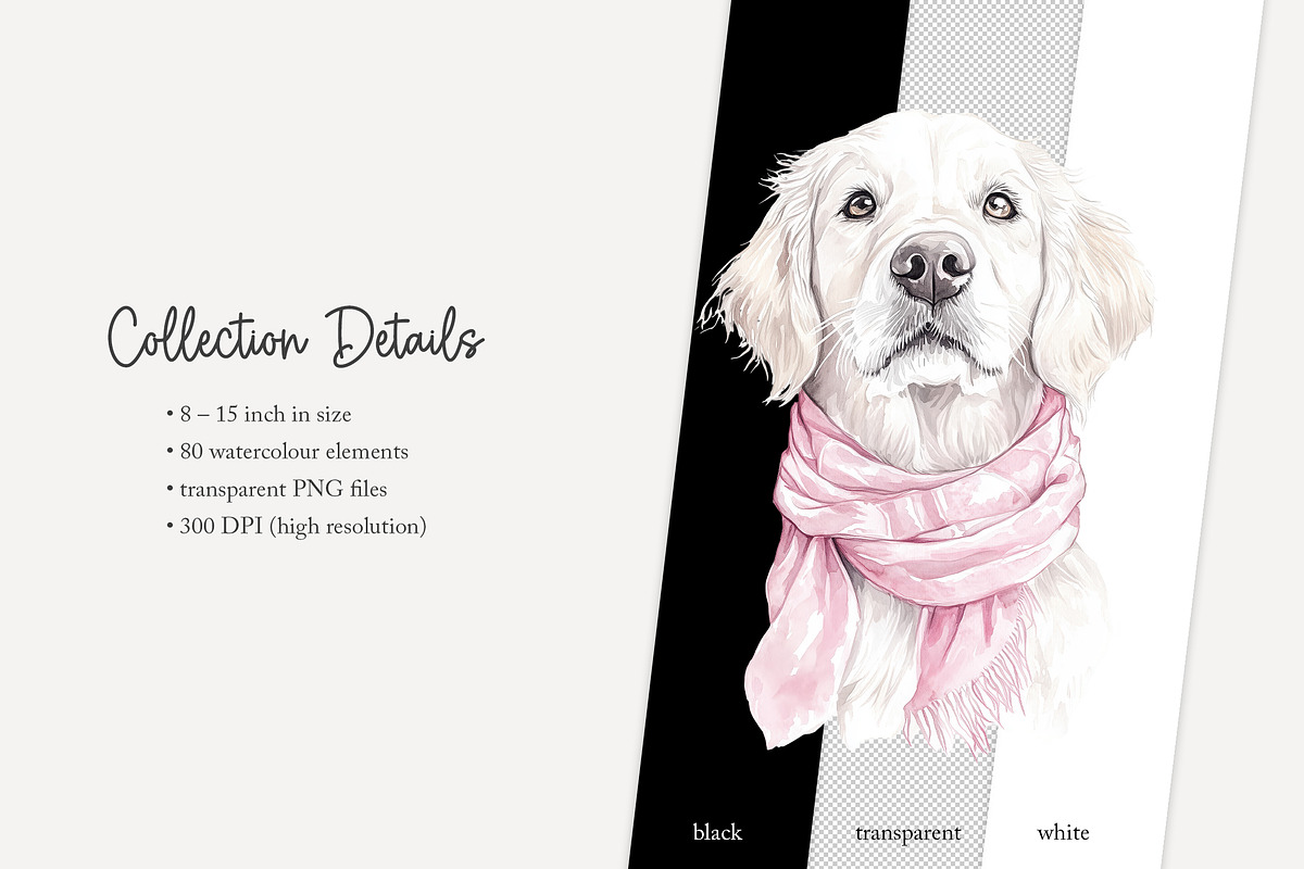 80 pink cottage clip art, a Seasonal Illustration by Poppy Lane Studio (Photo 8 of 8)