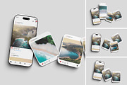 Realistic Social Media Mockup PSD, an Advertising Mockup by MA-KING_ART (Thumbnail 1 of 5)