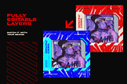 CYBERPUNK Instagram Templates, a Social Media Template by Bornx Design (Thumbnail 3 of 7)