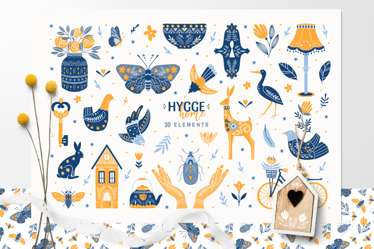 Hygge Home scandinavian collection, an Object Graphic by DariSmartArt (Photo 8 of 13)