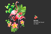Hello, Flamingos!, a Graphic by Mona Monash (Thumbnail 5 of 9)