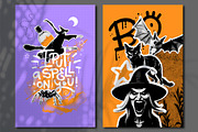 Retro halftone Halloween collection, a Texture Illustration by Lana Sham (Thumbnail 13 of 20)