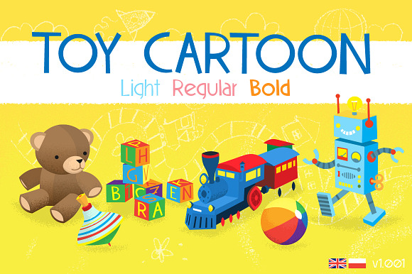 Toy Cartoon font preview 8