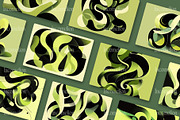 18 Green Fluid Abstract Wallpapers, a Wallpaper Graphic by Incomelion (Thumbnail 6 of 9)