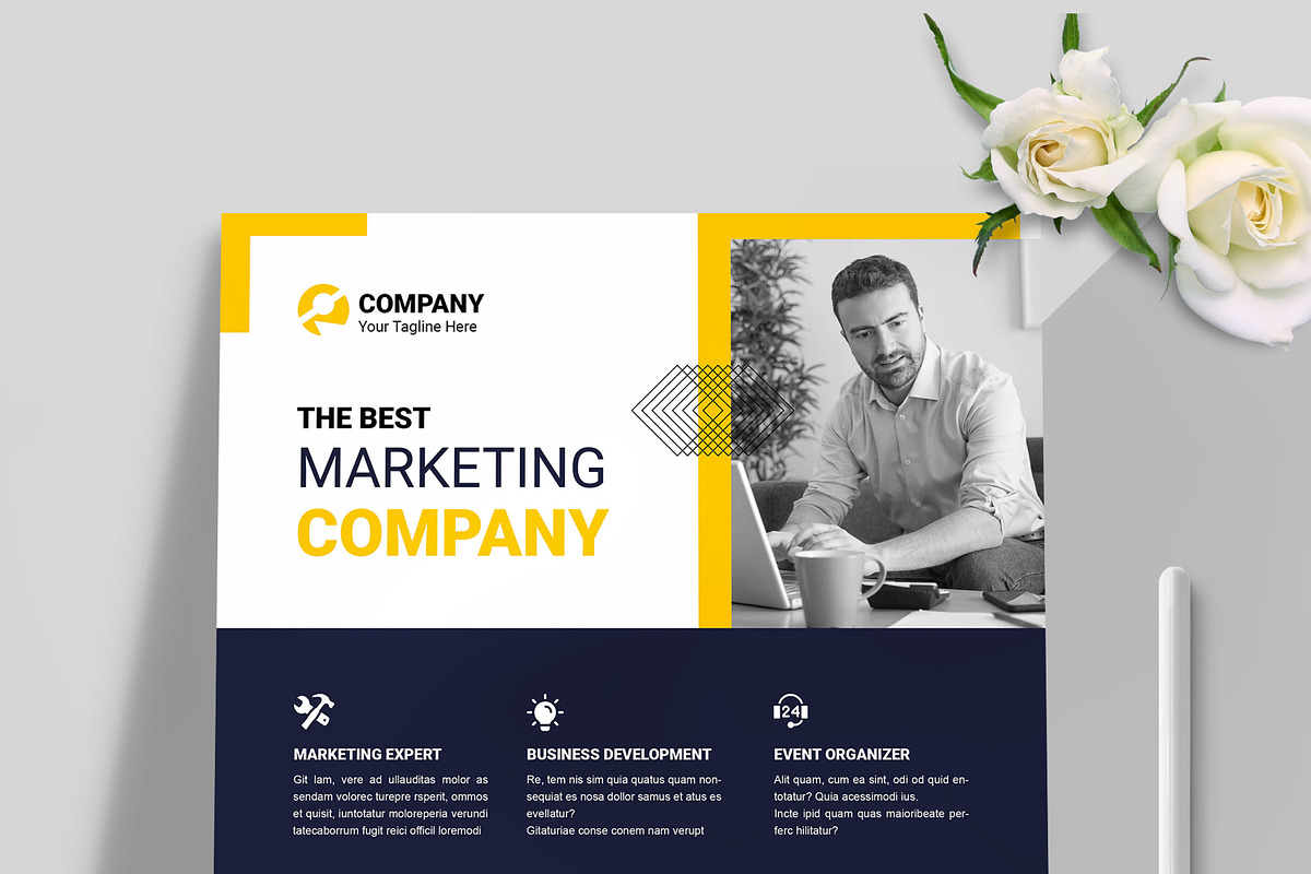Business Flyer Template, a Flyer Template by MightyDesign (Photo 4 of 8)