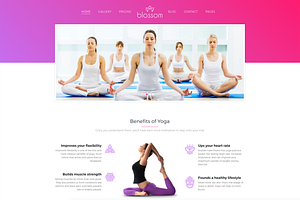 Blossom A Health And Yoga WP Theme