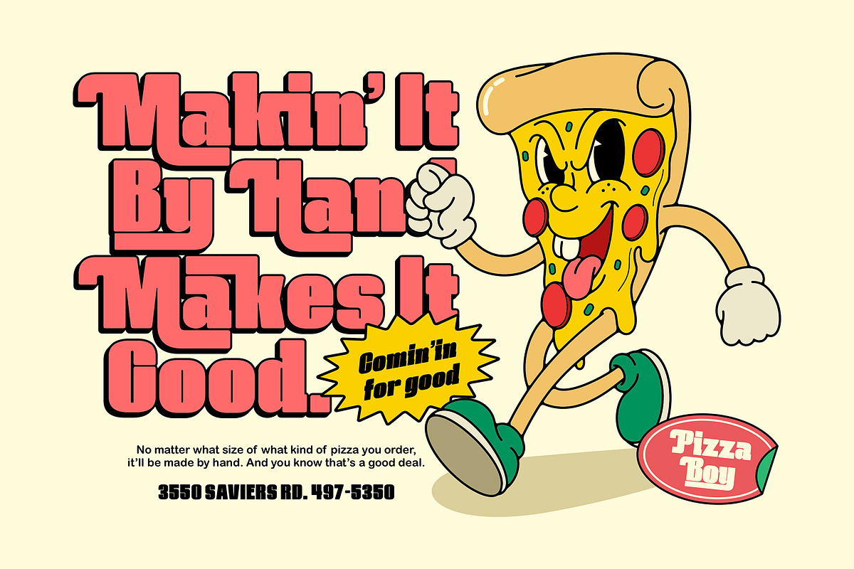 Mailboy - Rounded Bold, a Sans Serif Font by Graptail (Photo 7 of 10)