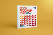 Square Book Hardcover Mockup Set, a Print Template by Deeplab (Thumbnail 8 of 20)