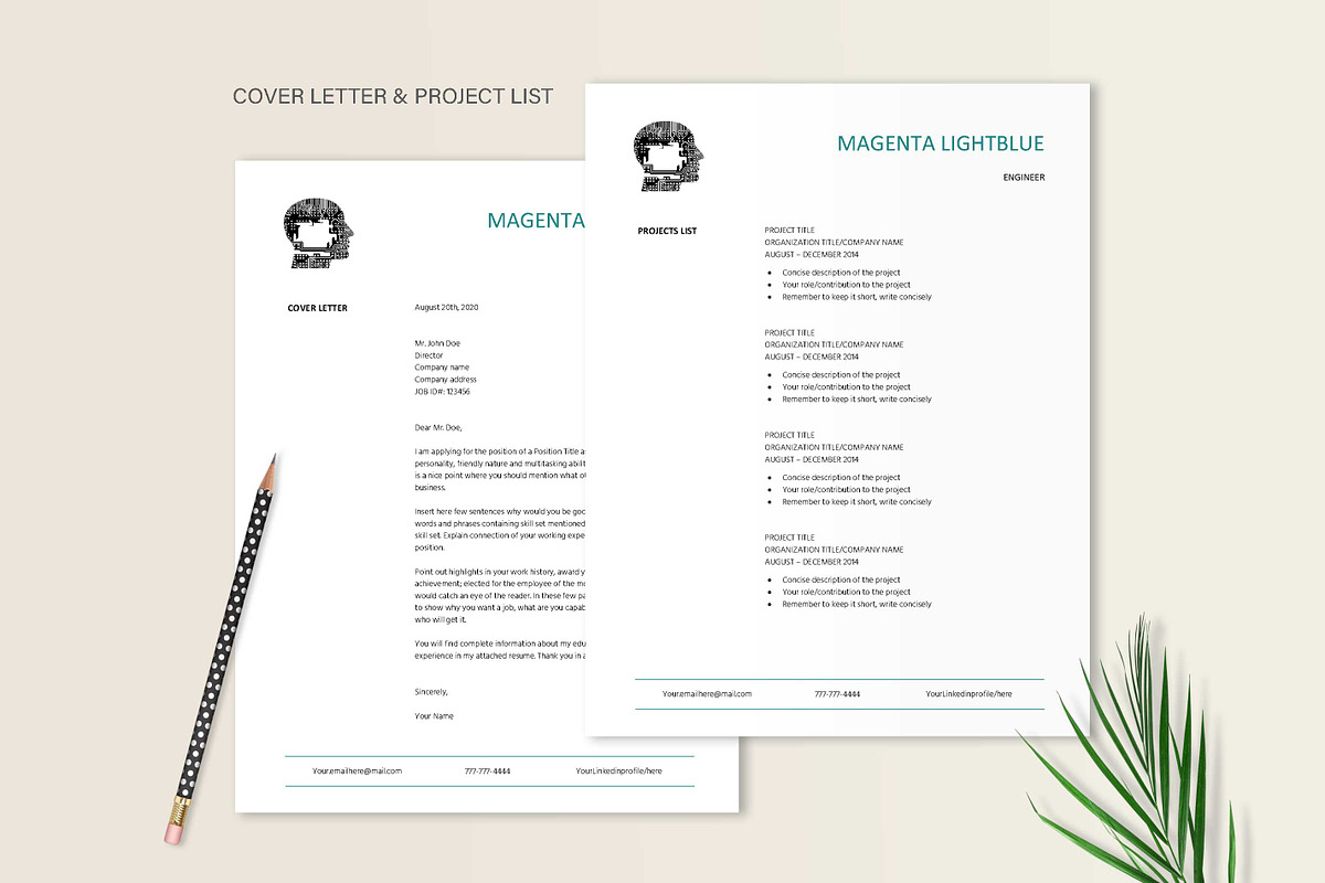 Engineer Resume | CV Template, a Resume Template by Stanin Studio