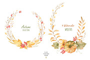 Autumn watercolor collection., a Decorative Illustration by Elena Medvedeva (Thumbnail 4 of 7)