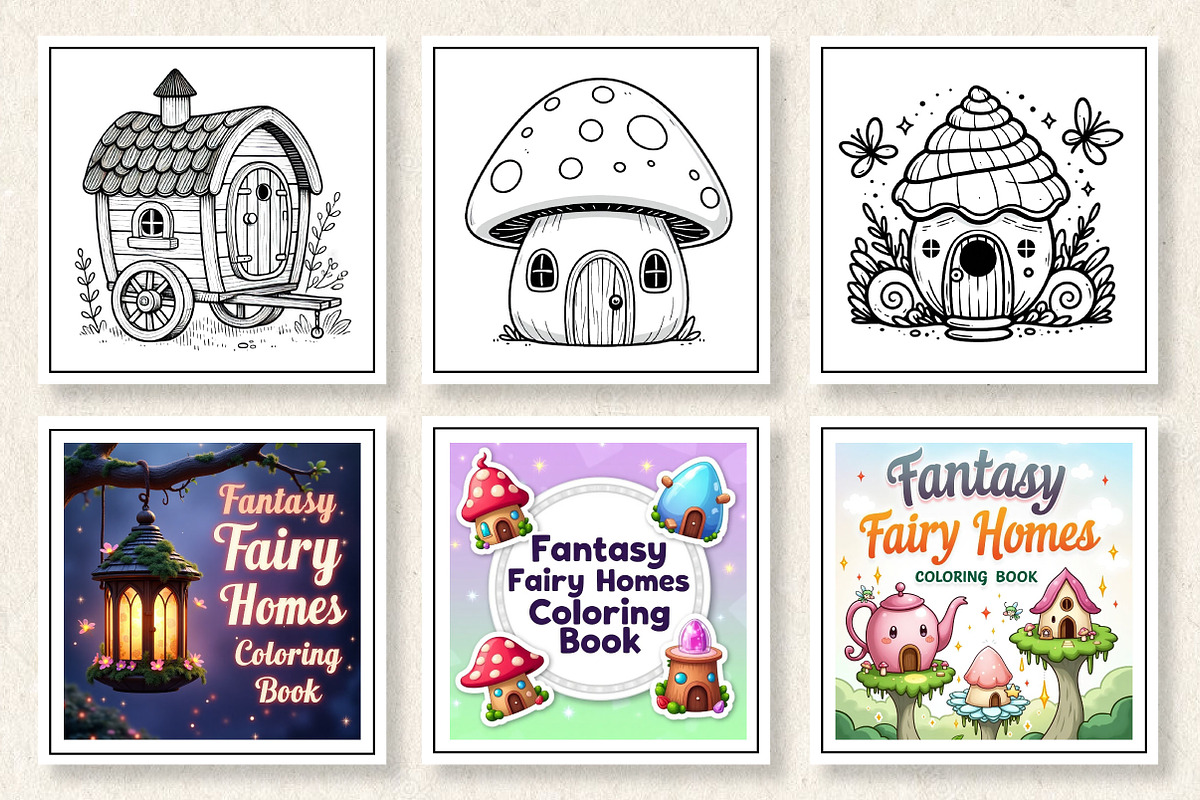 Fantasy Fairy Homes Coloring Book, an Arts & Entertainment Photo by Wow Magic (Photo 1 of 3)