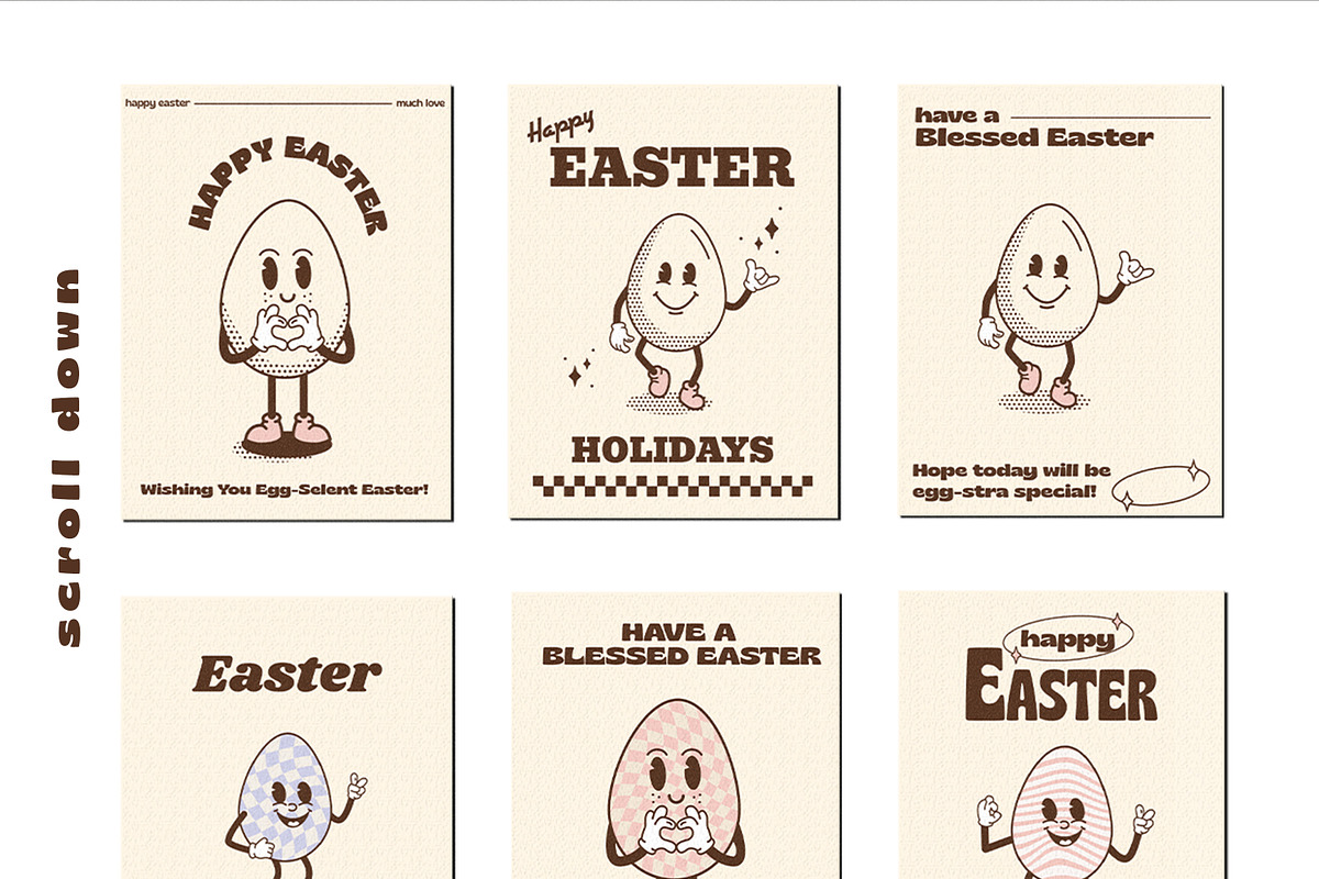 Egg-Cellent Easter Retro Collection, a Decorative Illustration by millering (Photo 4 of 6)