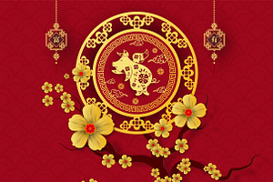 Set Of 2019 Chinese New Year Card