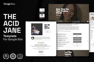 THE ACID JANE / Google Site Template