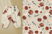 Burgundy Dahlia Fall Collection, an Illustration by Olga Koelsch (Thumbnail 8 of 16)