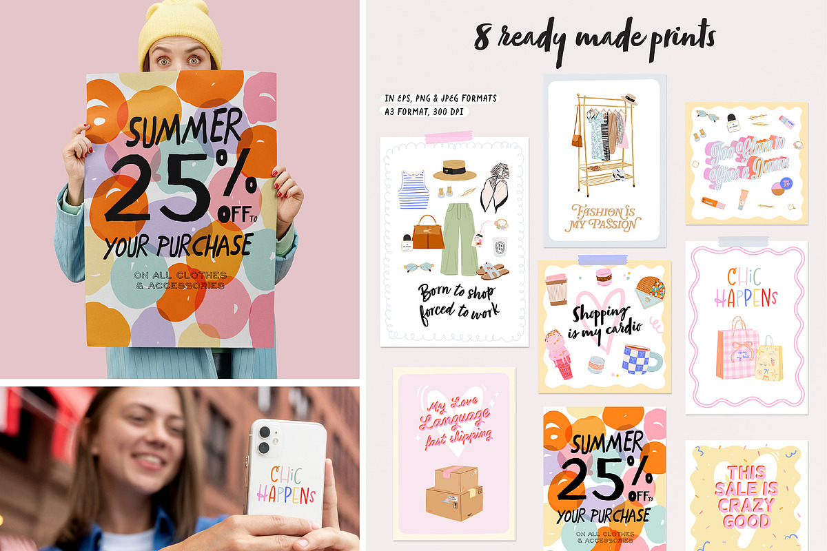 Cute Girly Clipart Bundle, an Object Graphic by Ruslana Lubenets (Photo 32 of 51)