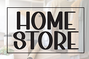Home Store | Script Font, a Script Font by Scratchones (Thumbnail 1 of 8)