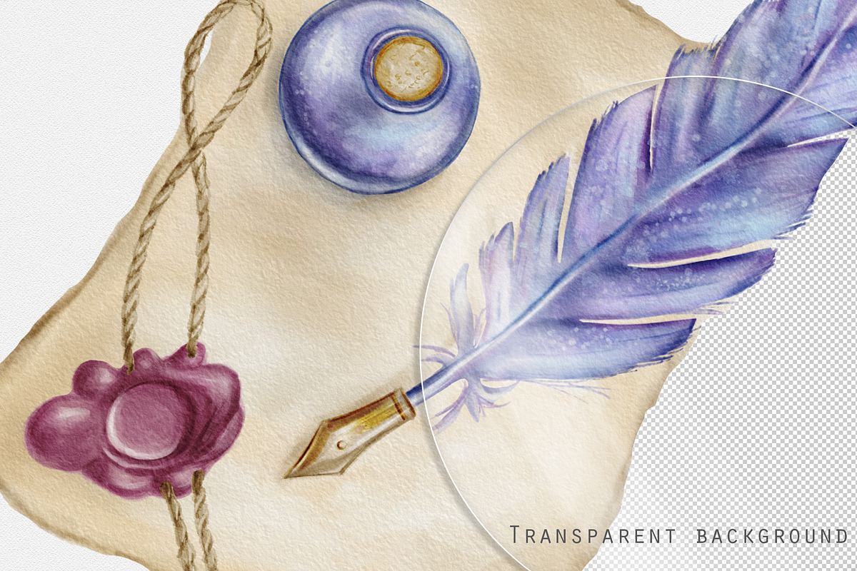 Lavender themed journal illustration, an Illustration by Kate Snitser (Photo 3 of 7)