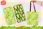 Cute Kiwi Soda Seamless Pattern, a Background Graphic by K.JackArtwork (Thumbnail 4 of 8)