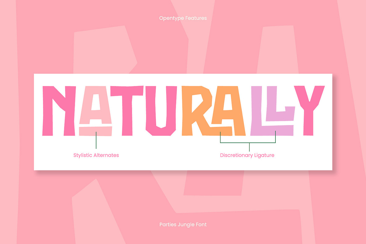 Parties Jungle, a Symbol Font by yumnatype (Photo 9 of 10)
